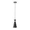 Z-Lite Soriano 1 Light Mini Pendant, Matte Black 728MP-MB-BN - alternate 2